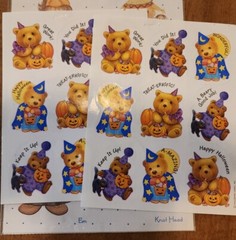 VTG Lot 10 Sheets Fall, Autumn, Halloween, Thanksgiving, Fall Festival Turkey