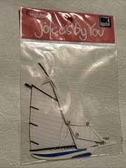 New Jolee’s By You SLOOP Sticker Sealed SAILBOAT NAUTICAL