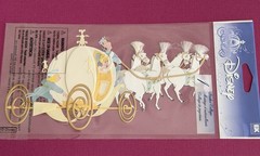 Set Of 2 Disney EK Success Cinderella Wedding Scrapbook Stickers