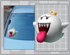 KING BOO Vinyl Decal #3 Car Truck Window Super Mario Bros. Sticker