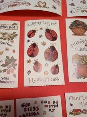 Rare Retired Lot of 9 Joy Marie Scrapbooking Stickers
