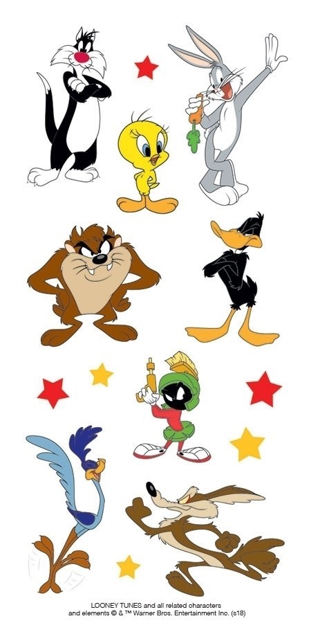 Scrapbooking Stickers PH Slim Looney Tunes Bugs Tweety Sylvester Roadrunner