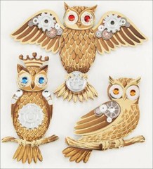 Jolee’s Boutique Stickers – Steampunk Owls