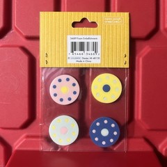 Colorbok Foam Accents 4 Embellishments Circles With Dots Scrapbooking Crafts NEW