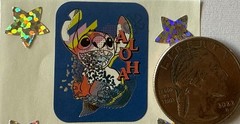 STITCH Stickers(14pc)Hawaiian Girl•Cartoon•Lilo•Disney•Fugitive Alien•Stars•￼