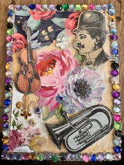 Memory Lane! 5 Vintage Junk Journal Ephemera Cards With Envelopes. Repurpose