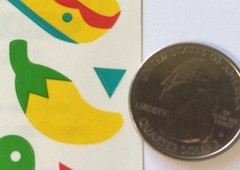 SOUTHWEST Stickers(20pc)Frances Meyer•Sombrero•Cactus•Hot Peppers•Mexico•Red•