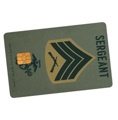 USMC SERGEANT UNITED STATES MARINE CORP CREDIT DEBIT CARD SKIN STICKER 1PC
