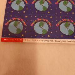 Vintage Rare 1999 Scholastic Book Club Stamp Stickers 41 Stickers World READ