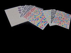 ABC/123 Stickers, Mini; Various Colors New/CREATIVE MEMORIES.