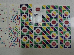 Frances Meyer St Series PHOTO CORNERS STICKERS & Confetti Multicolored