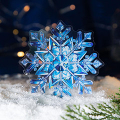 Holographic Ice Crystal Snowflake Stickers – 60 Pcs Large Clear Snowflake Sticke