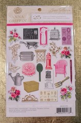 Anna Griffin Grace Collection DieCut Embellishments 2014 DE2138 Garden Cottage