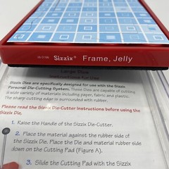 Sizzix Original Large Red Frame, Jelly Scrapbooking Craft Die 38-0166