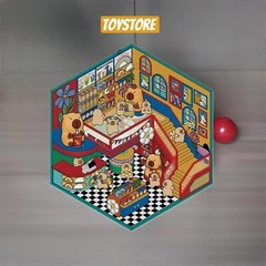 4 (3D) 5.8 x 5.0 Isometric Scene Rooms. Music, Toy, Play, and Magic Room.