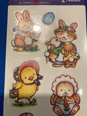 American Greetings- Stickety – Doo-da easter stickers-2 sheets