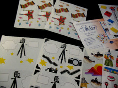 Lot Soft Linen, Croptoberfest Photo mounting paper mats, Mrs.Grossman GrLengths