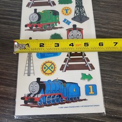 Thomas the Train Engine Stickers Railway Clear Mylar NOS Vintage 2005 SandyLion