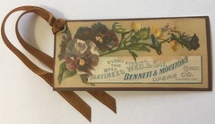 OPERA Scrappy Chic Vintage Tag(1pc) MAMBI•Victorian•Steampunk •Faded•Florals•••