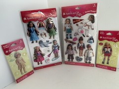 American Girl Crafts (2) 3D Stacked Stickers (2) Bubble Peel & Stick – New