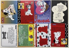 Disney 101 Dalmatians Multicolor Stickers, 1996 SkyBox Trading Cards
