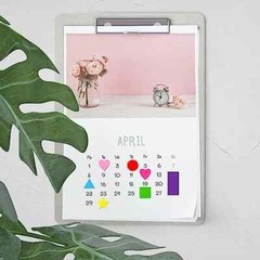 2016 PCS Multi-Shaped Color Coding Stickers 7 Colors Multi-shape size S-2016pcs