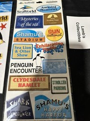 Creative Imaginations Seaworld Adventure Parks Epoxy Sticker Set two packs