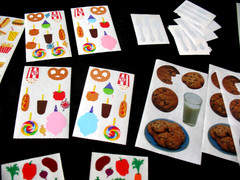 Mrs. Grossman /F. Meyer Stickers, silverware, Food, Snacks, Movie Tickets, House