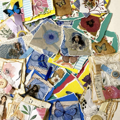 Junk Journal Cluster Pocket NEW STASH! Handmade Various Themes