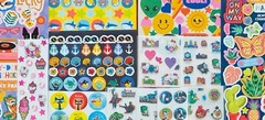 150+ BULK Lot Scrapbooking Stickers Great Variety Lots Of Themes Seasons Holiday