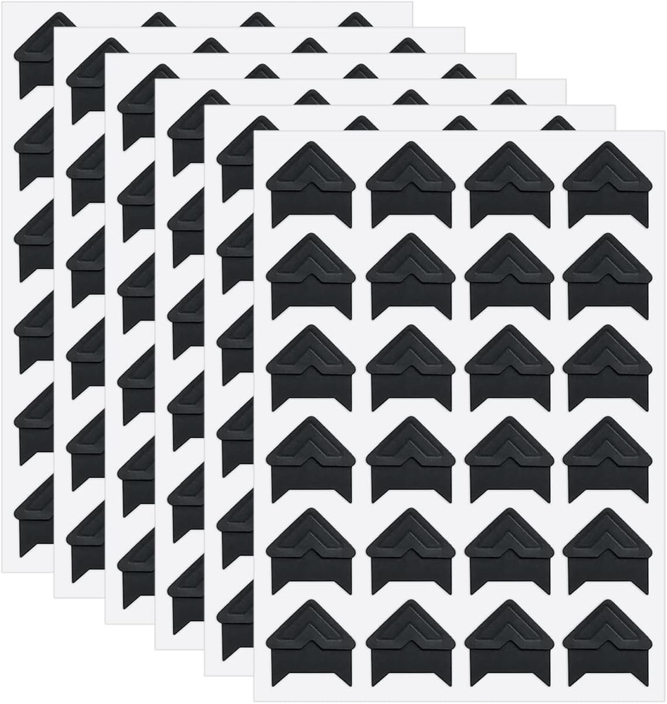 12 Sheets 288 Count Self-Adhesive Photo Corners Stickers