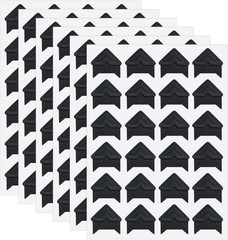 12 Sheets 288 Count Self-Adhesive Photo Corners Stickers
