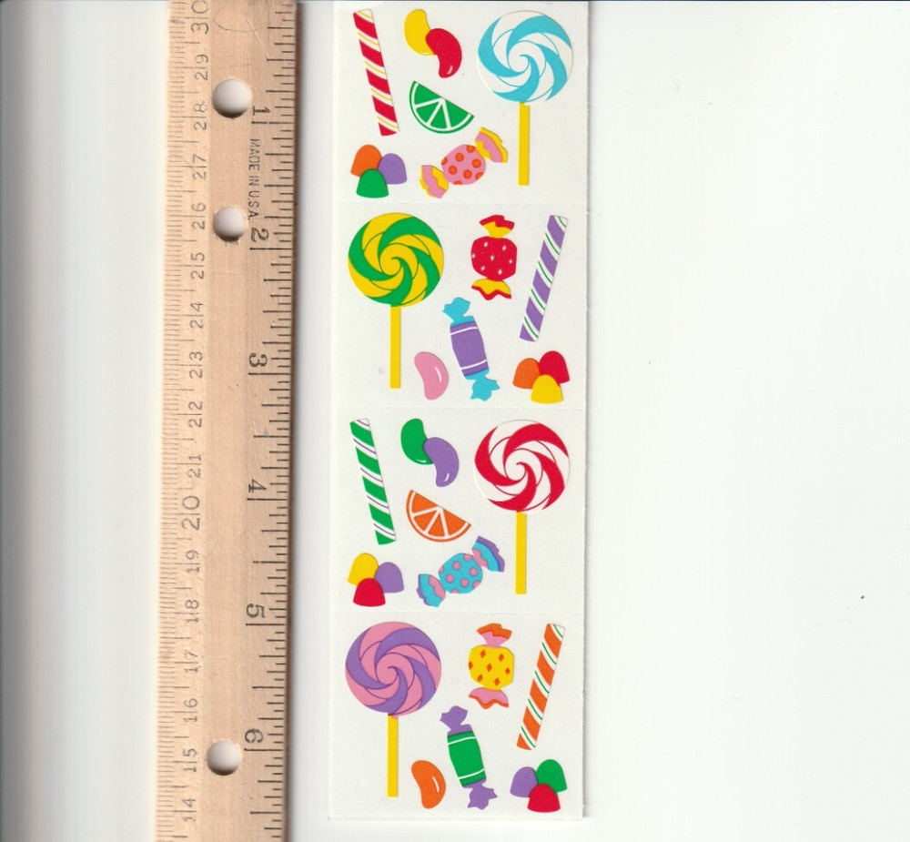 Vintage Mrs Grossman Food Stickers Fruit Vegetables Candy Fast Food- YOU PICK