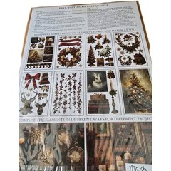 Iron Orchid Designs Crimson Velvet Transfer Sheets NIP IOD