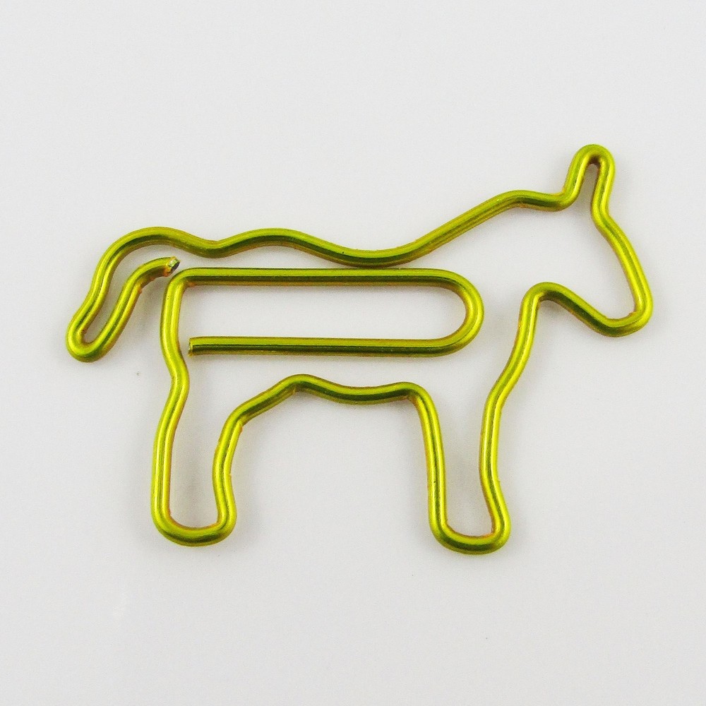 6pcs Horse Pony Novelty Paper Clip Photo Clip 27x37mm Journal Scrapbook