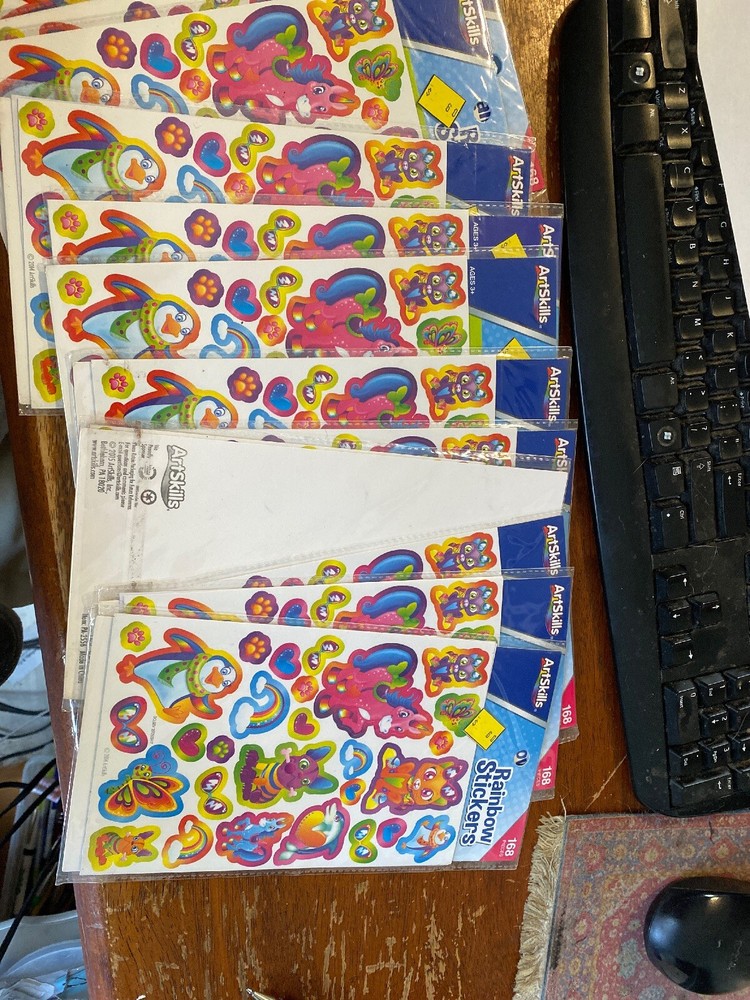 12 Packages 168pc Rainbow Stickers ArtSkills Unicorn penguin dolphin 52A-345G