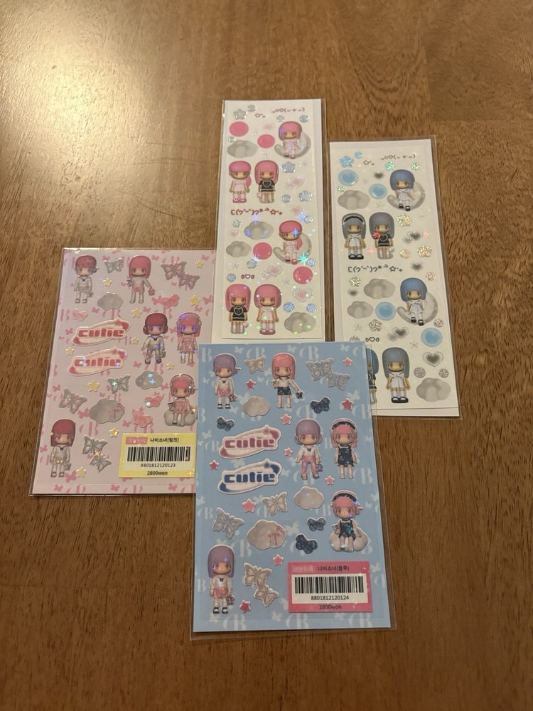 Korean Deco Stickers Y2K Aesthetic Stickers Journaling Deco Scrapbooking