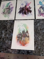 Star Wars Vending Machine Sticker Tattoo Set 2015 RARE Party Favor Lot Mix