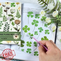 DAPUTOU Green Floral Scrapbook Stickers 400pc