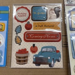 Lot Baby Boy Stickers Trains Transportation Baby Objects Firetruck Police Mixed