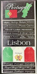 4 Sheets Travel stickers, Scrapbooking – Russia, South Africa, Mexico, Portugal