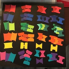 Page Tabs 4 Designs/Shapes Die Cuts 20 pcs Choose Color