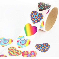 Sticker Roll 5 Rolls of Back to School Sticker Party Supplies Stickers for Kids