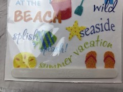 Assorted Brands Stickers And Charms Lot Vacation Tropical Beach Summer 2000s NEW