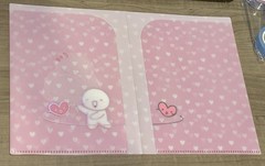 New Happie Scrappie x OMWL Collab Pink Munchkins Large Sticker Folder