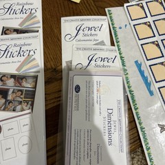 Creative Memories Sticker Lot Mix Of Vintage 18 Sealed Multi Packs Plus Sheets