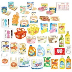 Hako Supermarket Hologram Sticker Flakes 40 pcs