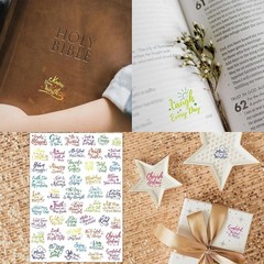 1000 PCS Bible Verse Stickers, Clear Inspirational Pray Stickers Encouraging …