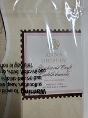 New 2017 Anna Griffin Parchment Craft Embellishments 216 Die Cuts 32 5×7 Cards