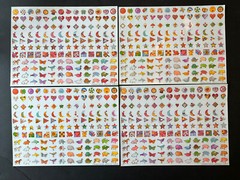 Vinatge 1996 Binney & Smith Inc Stickers (4 Sheets) – Scrapbooking Embelishments